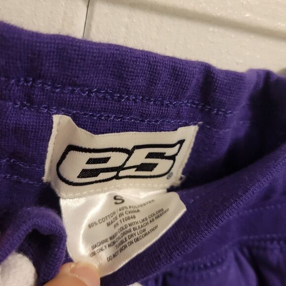 NEW S KSTATE PURPLE JOGGERS CUFF PANTS W/ POCKETS SMALL NWT - Picture 4 of 7